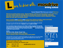 Tablet Screenshot of mosdrive.com.au